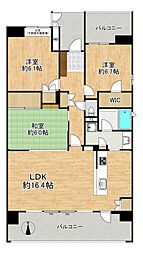 ジオメゾン新千里東町4番館 3LDKの間取図画像