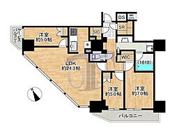 間取図画像 3LDK