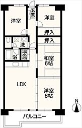 レヂオンス高江 4LDKの間取図画像