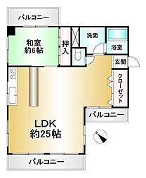 間取図画像 1LDK