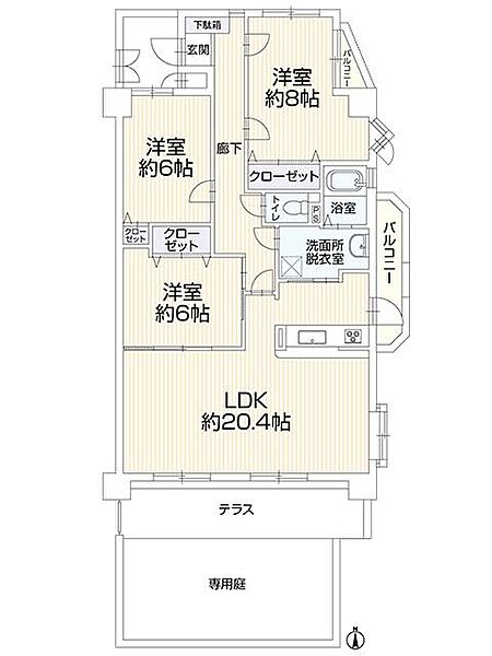 間取りを拡大表示