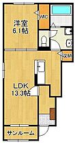 プルメリア　I  ｜ 福岡県行橋市行事8丁目（賃貸アパート1LDK・1階・50.01㎡） その2