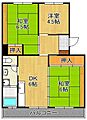 森田マンションNo.32階3.9万円