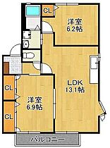 Kフラット　B棟  ｜ 福岡県京都郡苅田町尾倉2丁目（賃貸アパート2LDK・2階・57.31㎡） その2