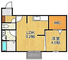 ヴェルジェ深田V  ｜ 福岡県北九州市小倉南区朽網西5丁目（賃貸アパート1LDK・1階・33.50㎡） その2