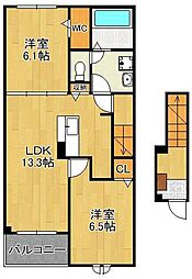 パークサイド小倉東I 2階