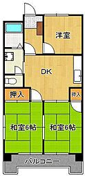 シャトレ沼本町II 2階/-