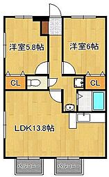 アムールNKII 1階/-