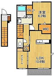 フィデール行橋Ａ 2階/-
