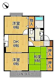 セジュールK B棟 1階/-