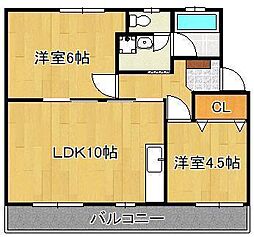 ユートピア葛原 2階