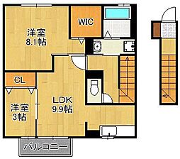 エスペランサ中曽根 2階/-