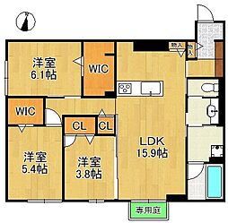 フース ヒュッゲ行橋II 1階/-