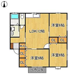 コーポコスモス A棟 2階