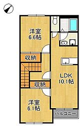 メルヴェール 2階/-