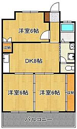 メゾン十字道 3階/-