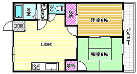 第三和泉ハイツ 301 ｜ 大阪府藤井寺市林2丁目（賃貸マンション2LDK・3階・49.00㎡） その2