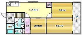 シャインエメラルド  ｜ 大阪府柏原市円明町（賃貸マンション3LDK・3階・63.00㎡） その2