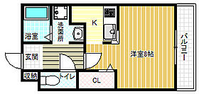 コスモスの丘  ｜ 大阪府羽曳野市恵我之荘6丁目（賃貸アパート1R・2階・27.08㎡） その2