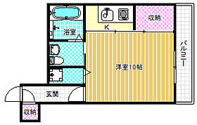 M-1  ｜ 大阪府松原市一津屋4丁目（賃貸マンション1R・2階・24.00㎡） その2