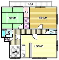 ハイム城山5  ｜ 大阪府羽曳野市古市5丁目（賃貸マンション2LDK・2階・66.00㎡） その1