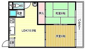 福田コーポ  ｜ 大阪府羽曳野市古市2丁目（賃貸マンション2LDK・1階・45.00㎡） その2