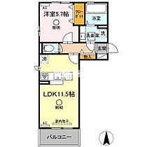 セレブ荒尾 207 ｜ 熊本県荒尾市荒尾1570-1（賃貸アパート1LDK・2階・42.93㎡） その2