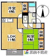 物件の間取り