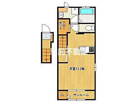 アルバータ 203 ｜ 福岡県大牟田市本町6丁目173-4（賃貸アパート1R・2階・40.74㎡） その2