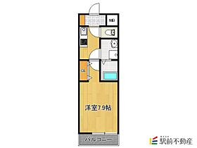 イリオス上町 203 ｜ 福岡県大牟田市上町2丁目8-1（賃貸アパート1K・2階・26.15㎡） その2