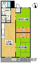 パールマンション有明 303 ｜ 福岡県大牟田市本町3丁目1-3（賃貸マンション2LDK・3階・52.00㎡） その2