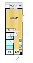 グランカーサ大牟田駅 205 ｜ 福岡県大牟田市中友町1-8（賃貸マンション1R・2階・22.35㎡） その2