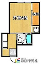 KICHIビル 401 ｜ 福岡県大牟田市大正町1丁目9-1（賃貸マンション1K・4階・17.20㎡） その2