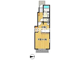 ロマネスクA 101 ｜ 福岡県大牟田市大字白銀349（賃貸アパート1K・1階・32.90㎡） その2