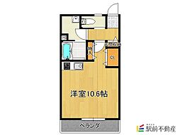 エンブレム5 ワンルームの間取図画像