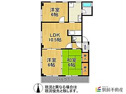 アーバンK 3LDKの間取図画像