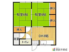 マクフィ白銀 3 ｜ 福岡県大牟田市白銀640-10（賃貸アパート2DK・1階・40.57㎡） その2