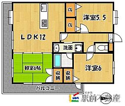 間取図画像 3LDK