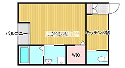 間取図画像 1K
