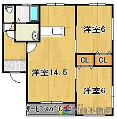 物件の間取り