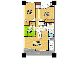東峰マンション弥生が丘ステーションペサージュ 3LDKの間取図画像