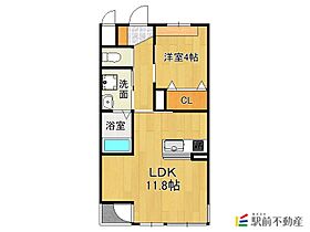 ソラーレ基山 201 ｜ 佐賀県三養基郡基山町大字小倉1626-2（賃貸アパート1LDK・2階・39.00㎡） その2