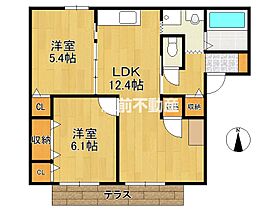 エミネントフラット 202 ｜ 佐賀県鳥栖市古賀町360-1（賃貸アパート2LDK・2階・58.84㎡） その2