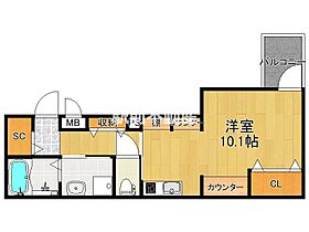 IF Airy court 303 ｜ 佐賀県鳥栖市桜町1448-4（賃貸アパート1R・3階・30.38㎡） その2