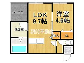 カポラボーロ 202 ｜ 佐賀県鳥栖市原町1299（賃貸アパート1LDK・2階・36.43㎡） その2