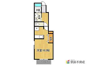 ベルコリーヌ　B棟 103 ｜ 佐賀県鳥栖市弥生が丘4丁目32（賃貸アパート1K・1階・32.90㎡） その2