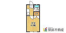 メゾン森永 1Kの間取図画像