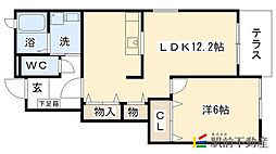 ビスターリアA棟 1階/105