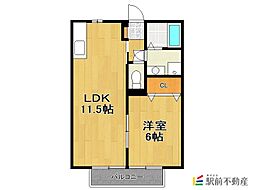 アビタシオン 1階/101