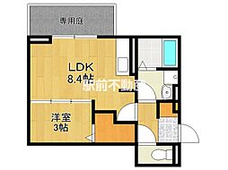 フリーデンやりた 1階/105